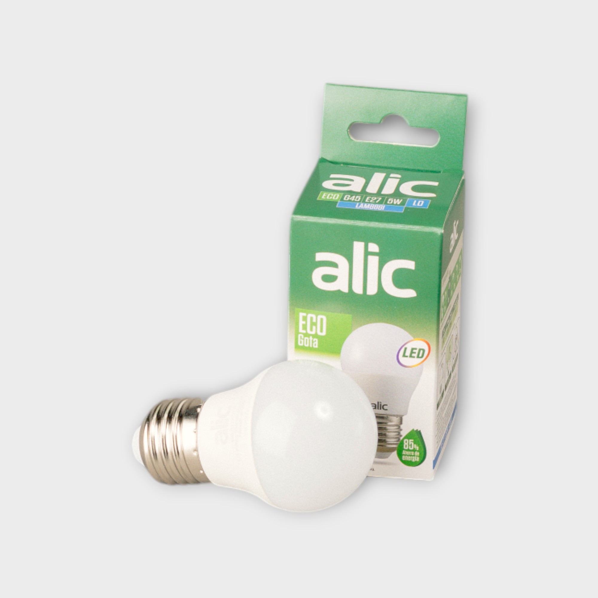 Lampara Gota Eco Led E14 5W L/D Alic