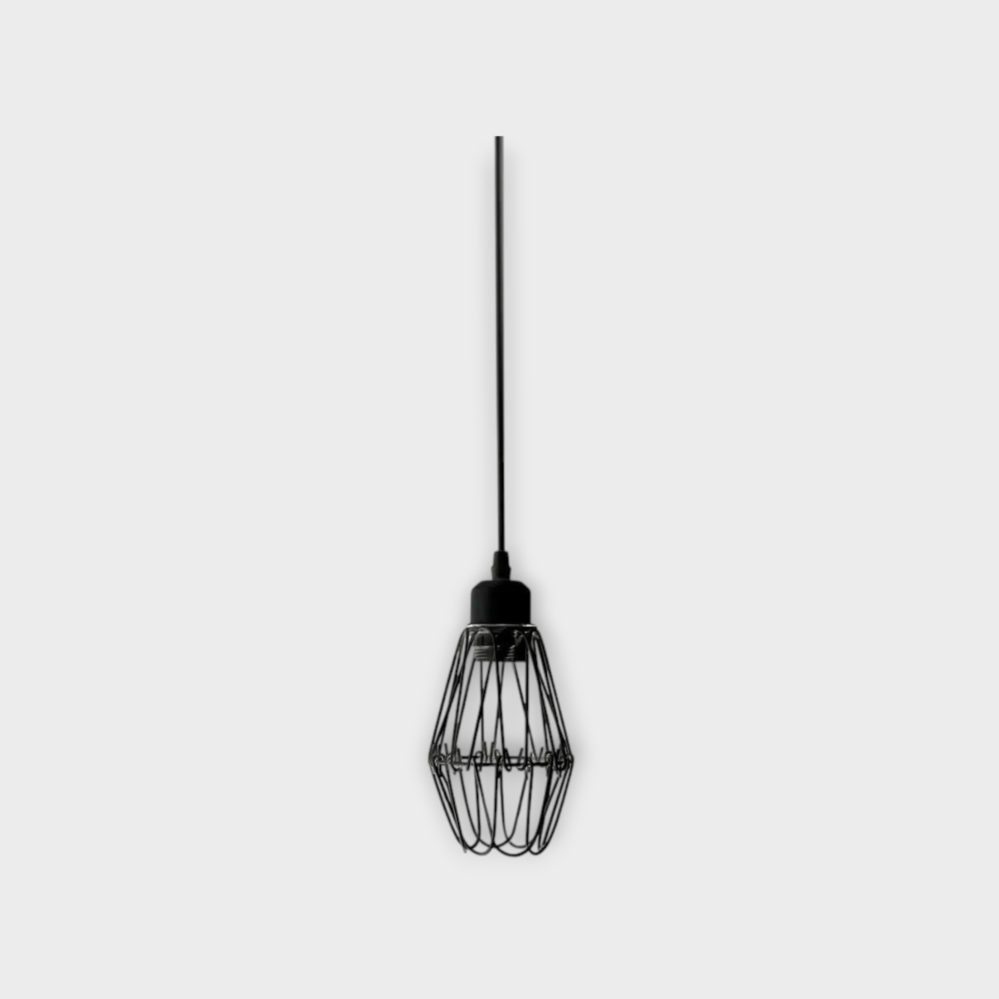 Colgante Flor Negro E27 Alic