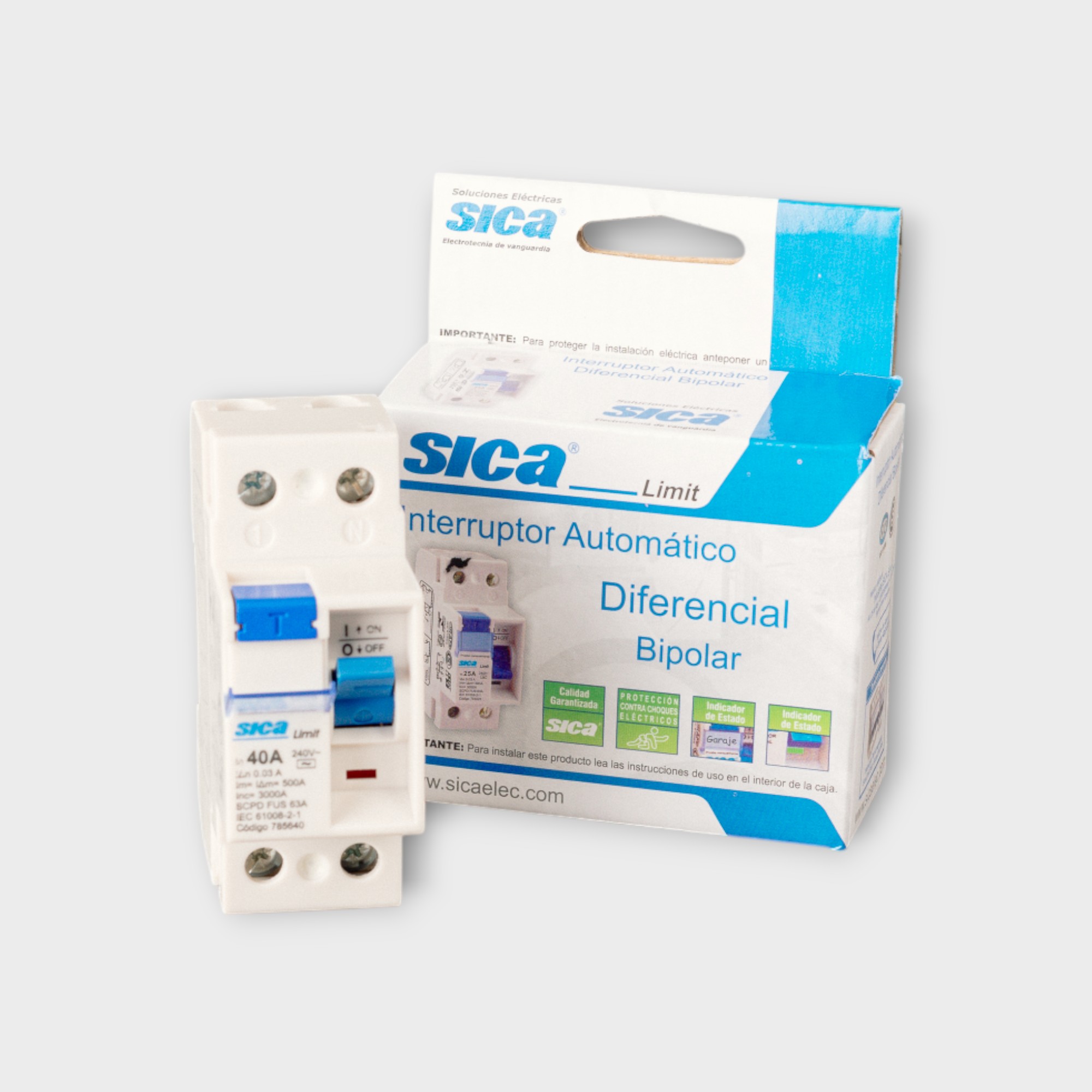 Interruptor Diferencial 2x 25A – SICA