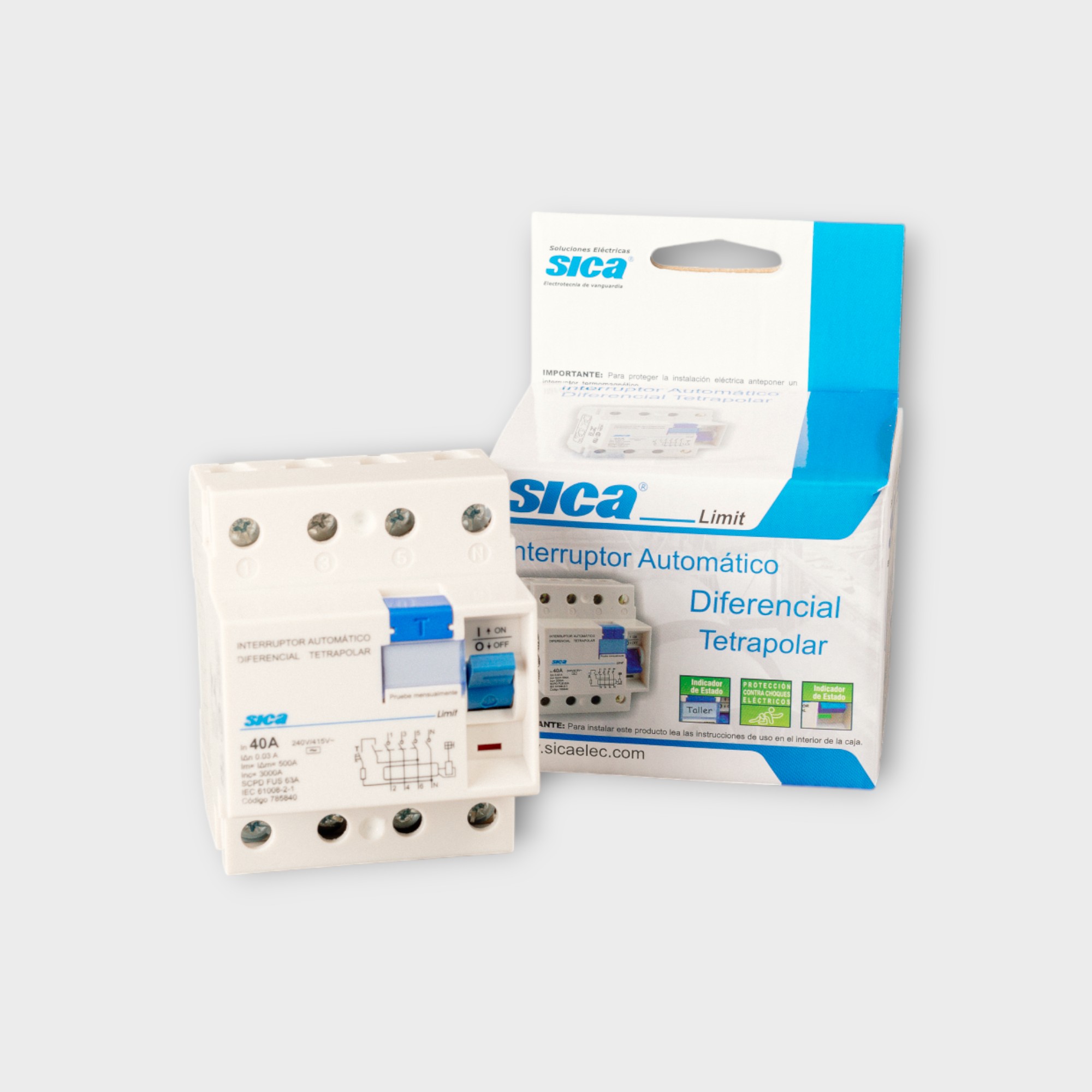 Interruptor Diferencial 4x 25A – SICA