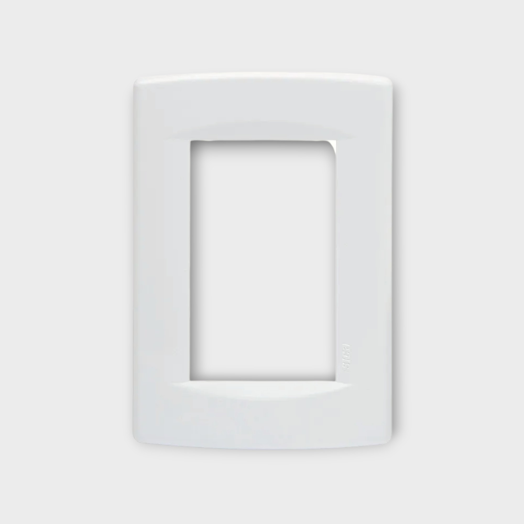 Tapa Bastidor 3 Módulos Life Blanco Puro Sica