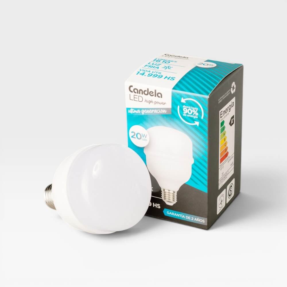 Lámpara Eco LED E27 Candela