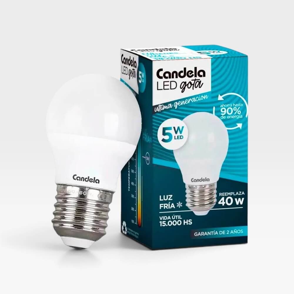 Lámpara Led Gota E27 Candela