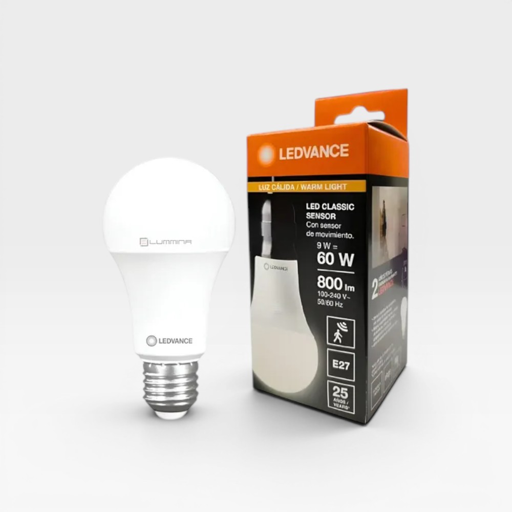 Lámpara LED con Sensor de Movimiento Ledvance