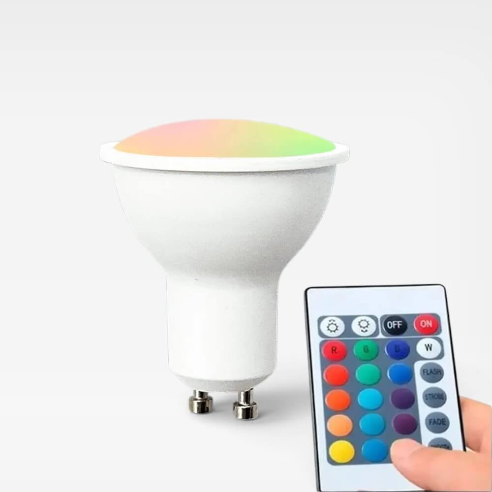 Lámpara Dicroica LED RGB con Control Remoto TBCin