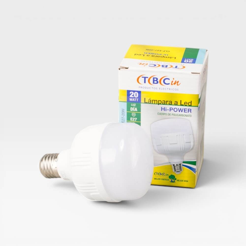 Lámpara LED Alta Potencia E27 TBCin