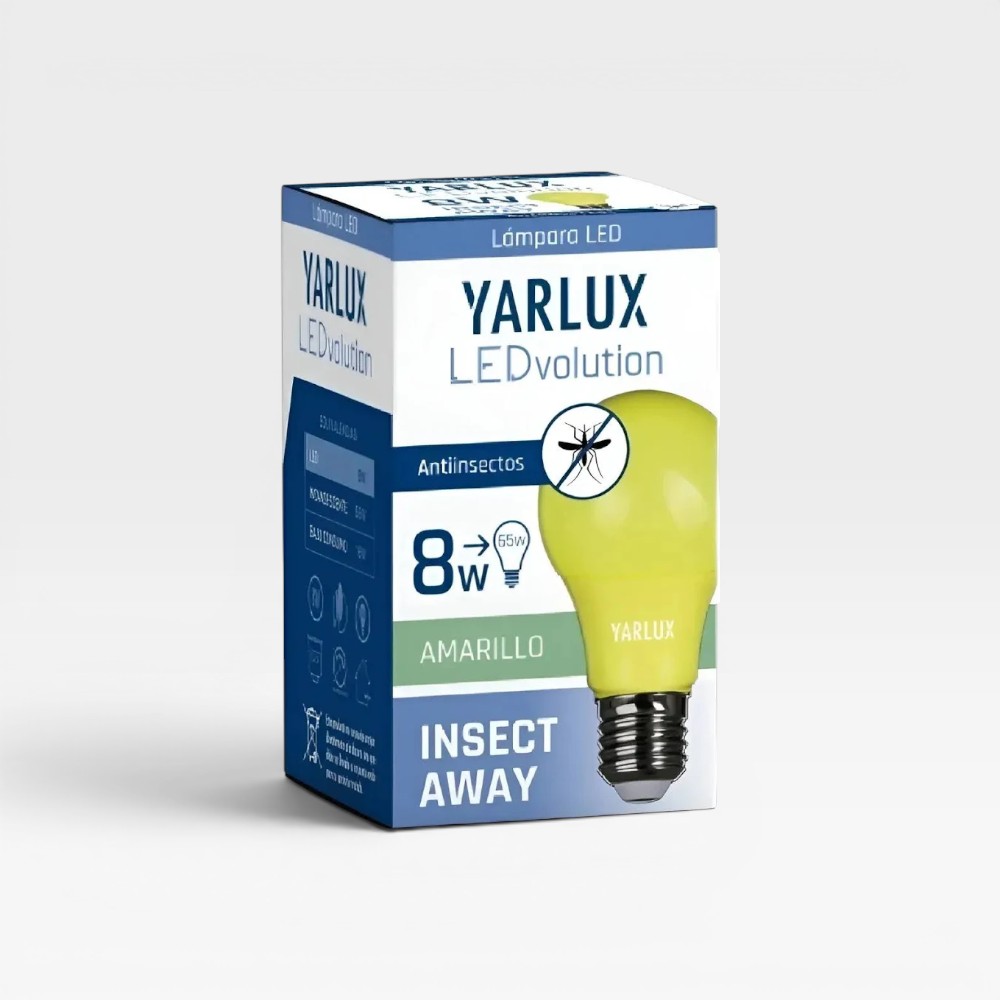 Lámpara LED Bulbo A60 E27 Anti-Insecto Yarlux
