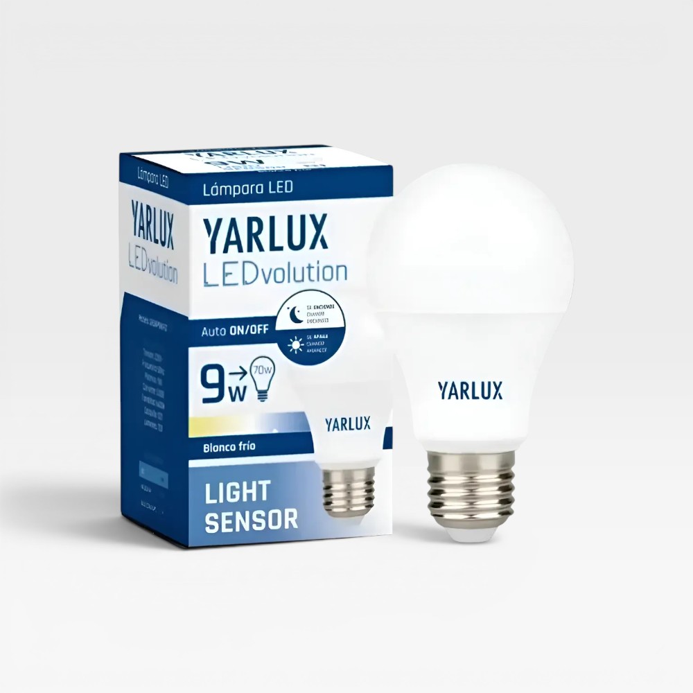 Lámpara LED con Fotocontrol Yarlux