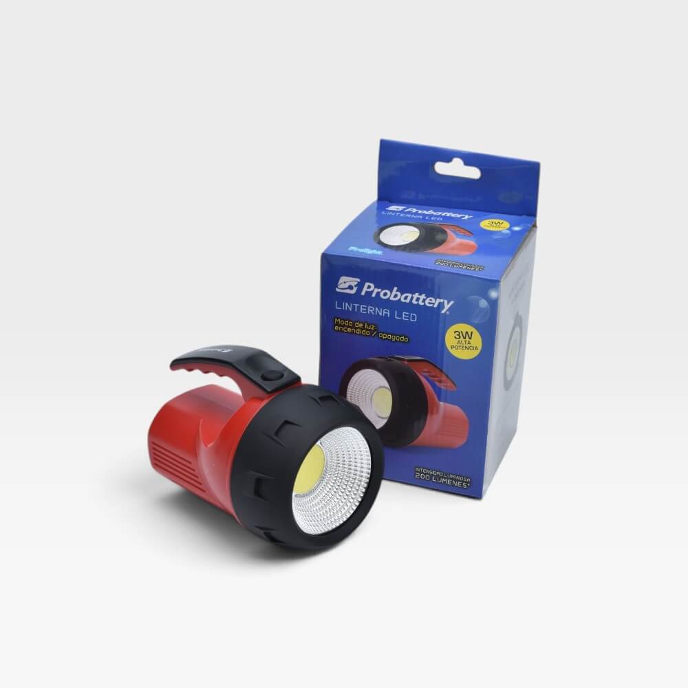 Linterna de Mano Recargable Probattery