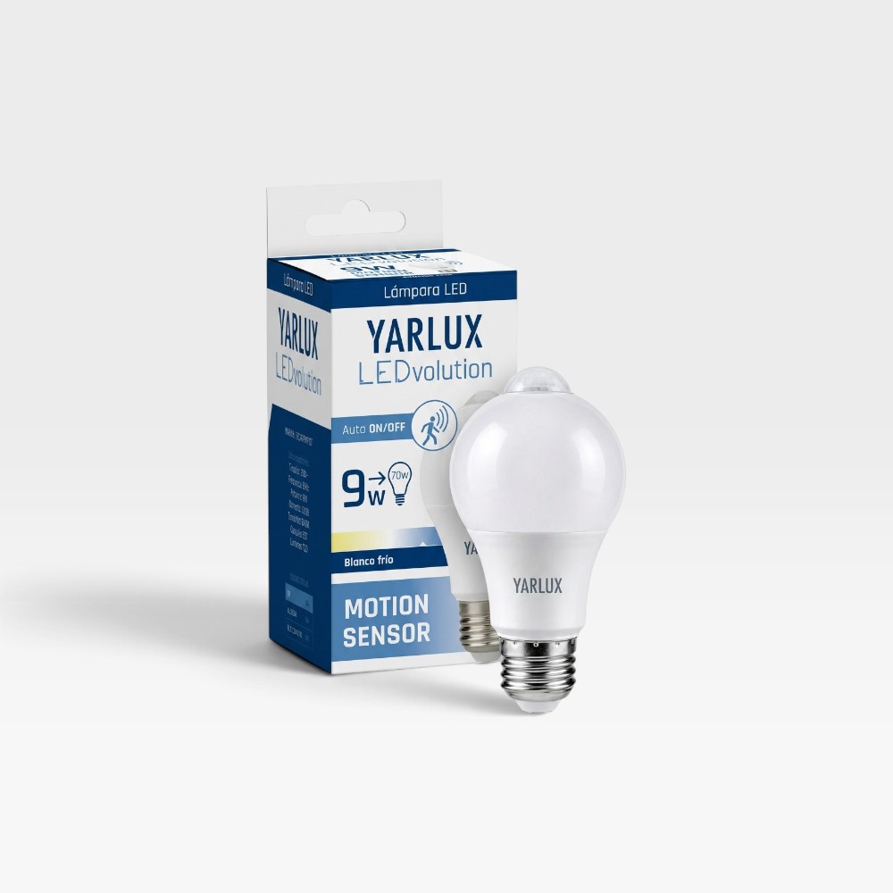 Lámpara LED con Sensor de Movimiento Yarlux