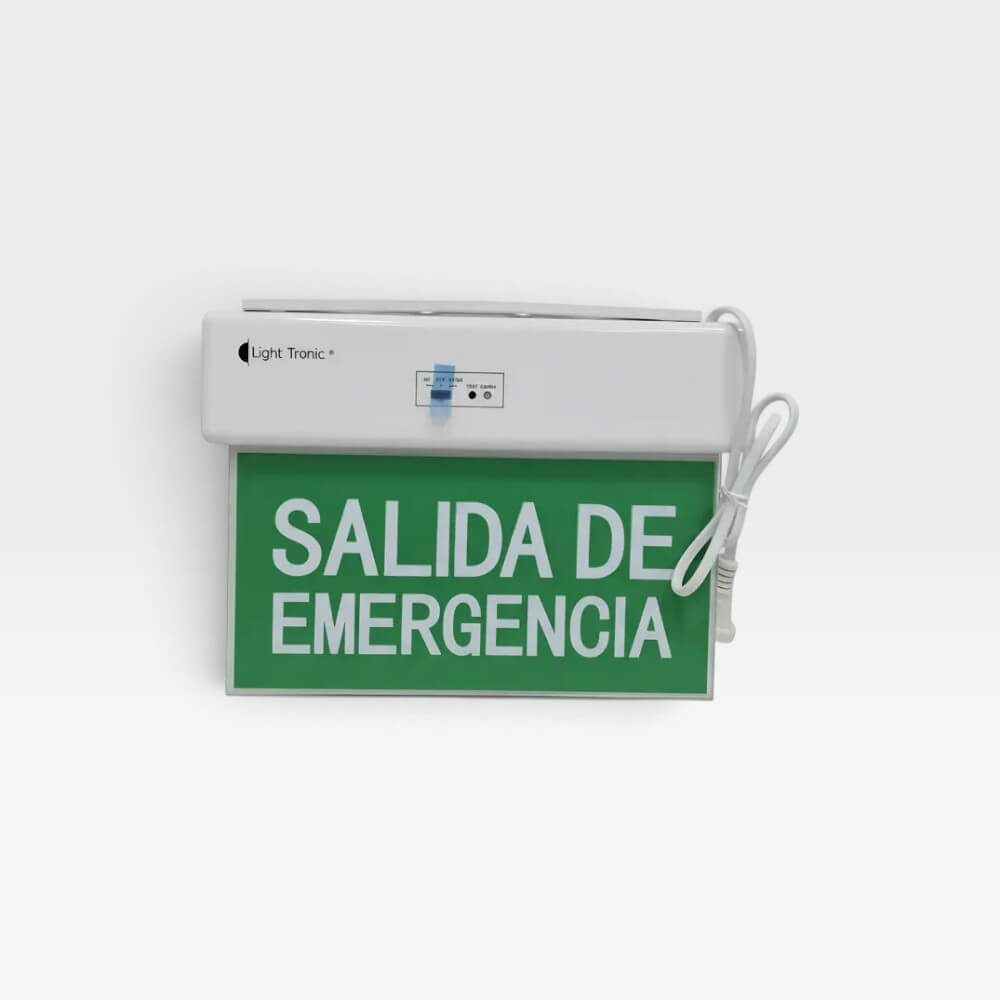 Cartel LED Salida de Emergencia Light Tronic