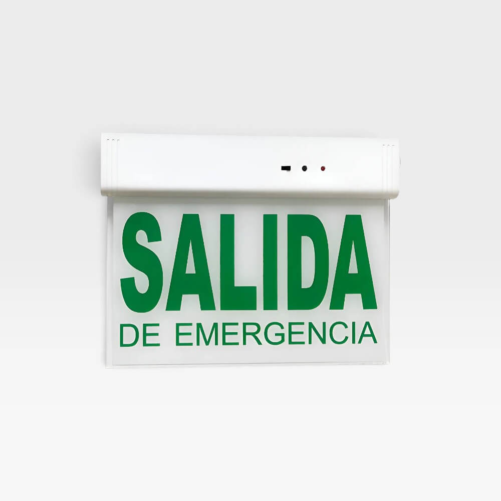 Cartel LED Salida de Emergencia Autónomo TBCin