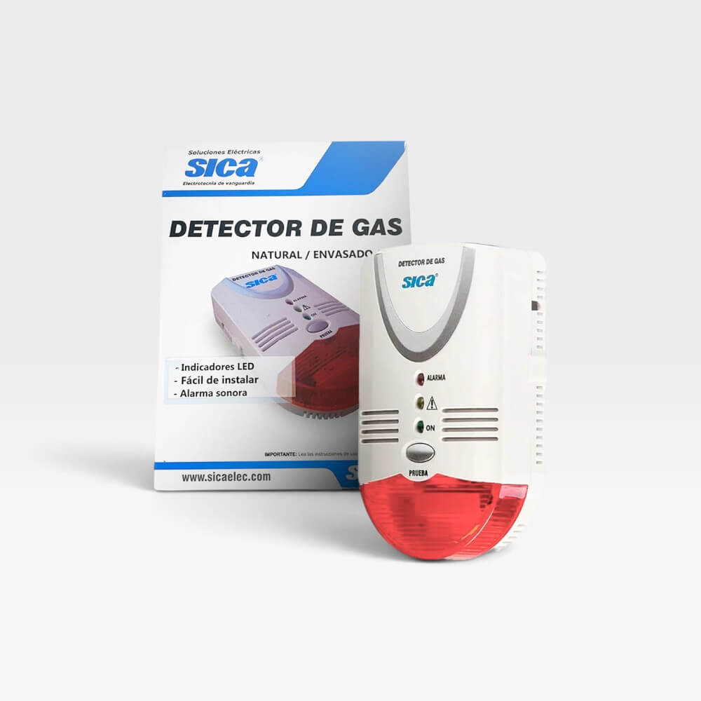 Detector de Gas Natural y Envasado Sica