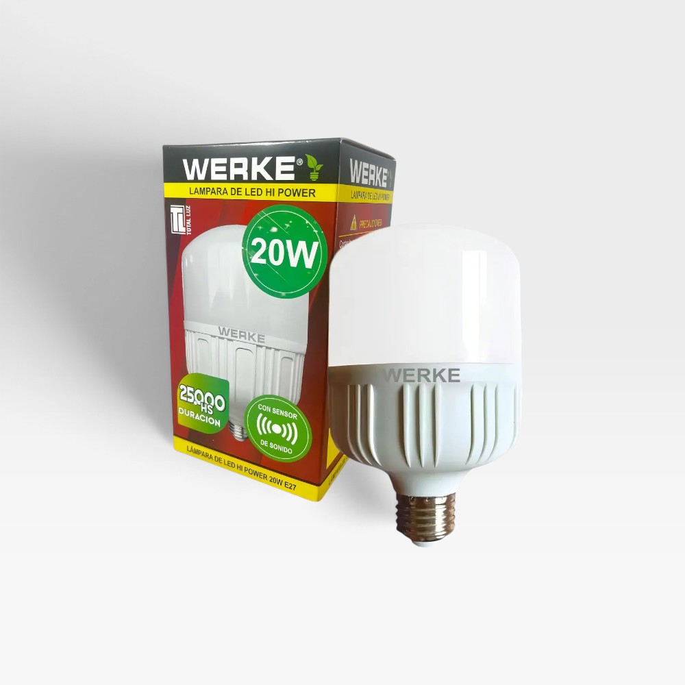Lámpara Eco LED E27 Werke