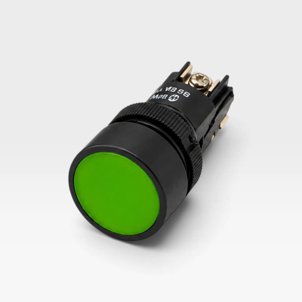 Pulsador Plástico Rasante Verde B5EA131 BAW