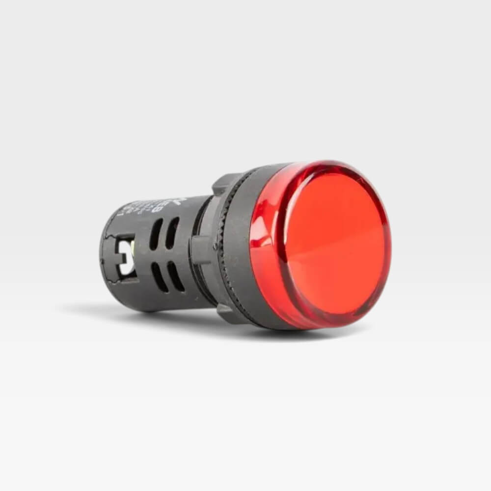 Piloto 22mm con Lámpara Directa Rojo B5EV164 BAW