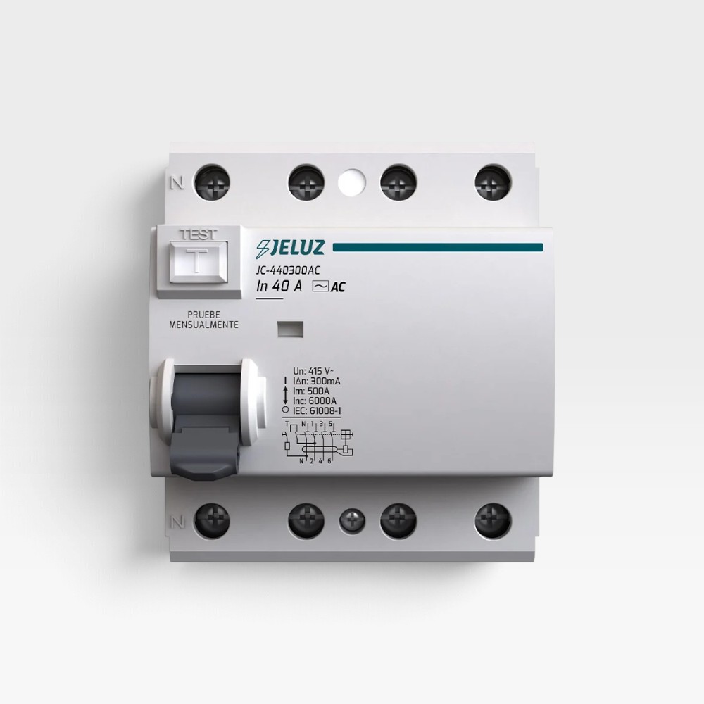 Interruptor Diferencial Tetrapolar Jeluz