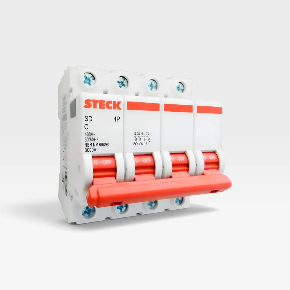 Interruptor Termomagnético Tetrapolar Steck
